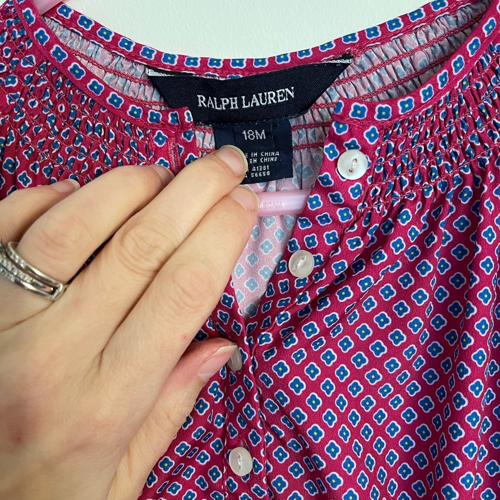 Ralph Lauren patterned tunic